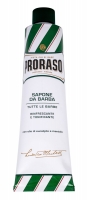 Green Shaving Soap In A Tube - PRORASO Pentru barbierit