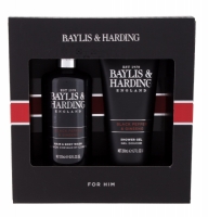 Set For Him Black Pepper & Ginseng Collection - Baylis & Harding - Gel de dus
