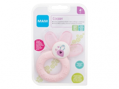 Cooler Teether 4m+ Pink - MAM Apa de parfum