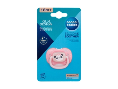 Exotic Animals Silicone Soother Panda 18m+ - Canpol Babies Apa de parfum
