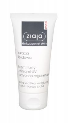 Lipid Treatment UV Filters - Ziaja Med Crema de zi