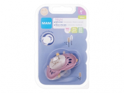 Night Silicone Pacifier 6m+ Owl - MAM Apa de parfum