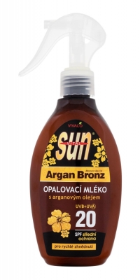 Sun Argan Bronz Suntan Lotion SPF20 - Vivaco Protectie solara