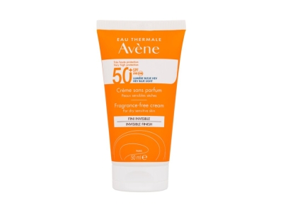 Sun Cream Invisible Finish Fragrance-Free SPF50+ - Avene Protectie solara