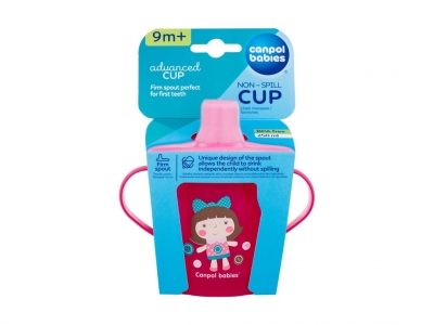 Toys Non-Spill Cup Pink 9m+ - Canpol Babies Apa de parfum