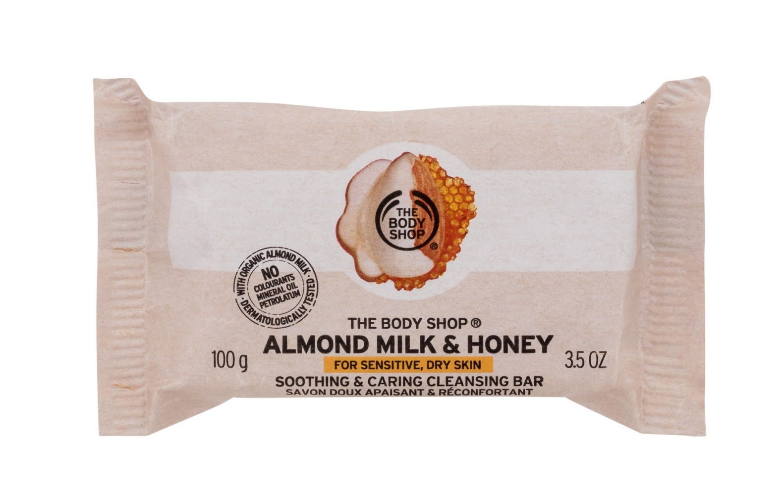 Almond Milk & Honey Soothing & Caring Cleansing Bar - The Body Shop -