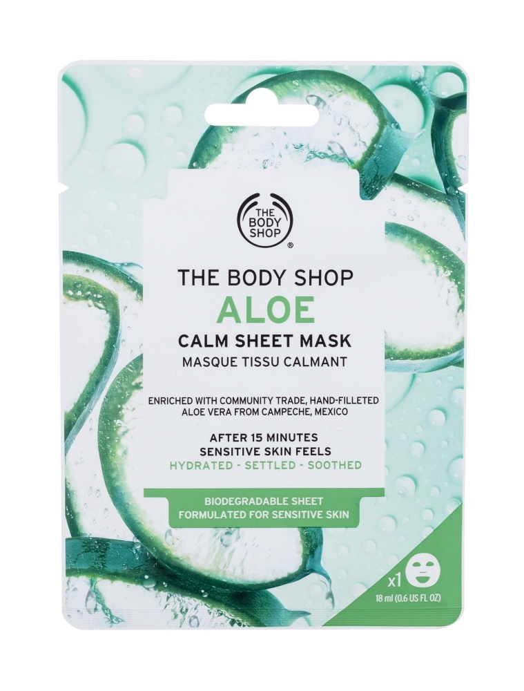 Aloe Calm Sheet Mask - The Body Shop - Masca de fata