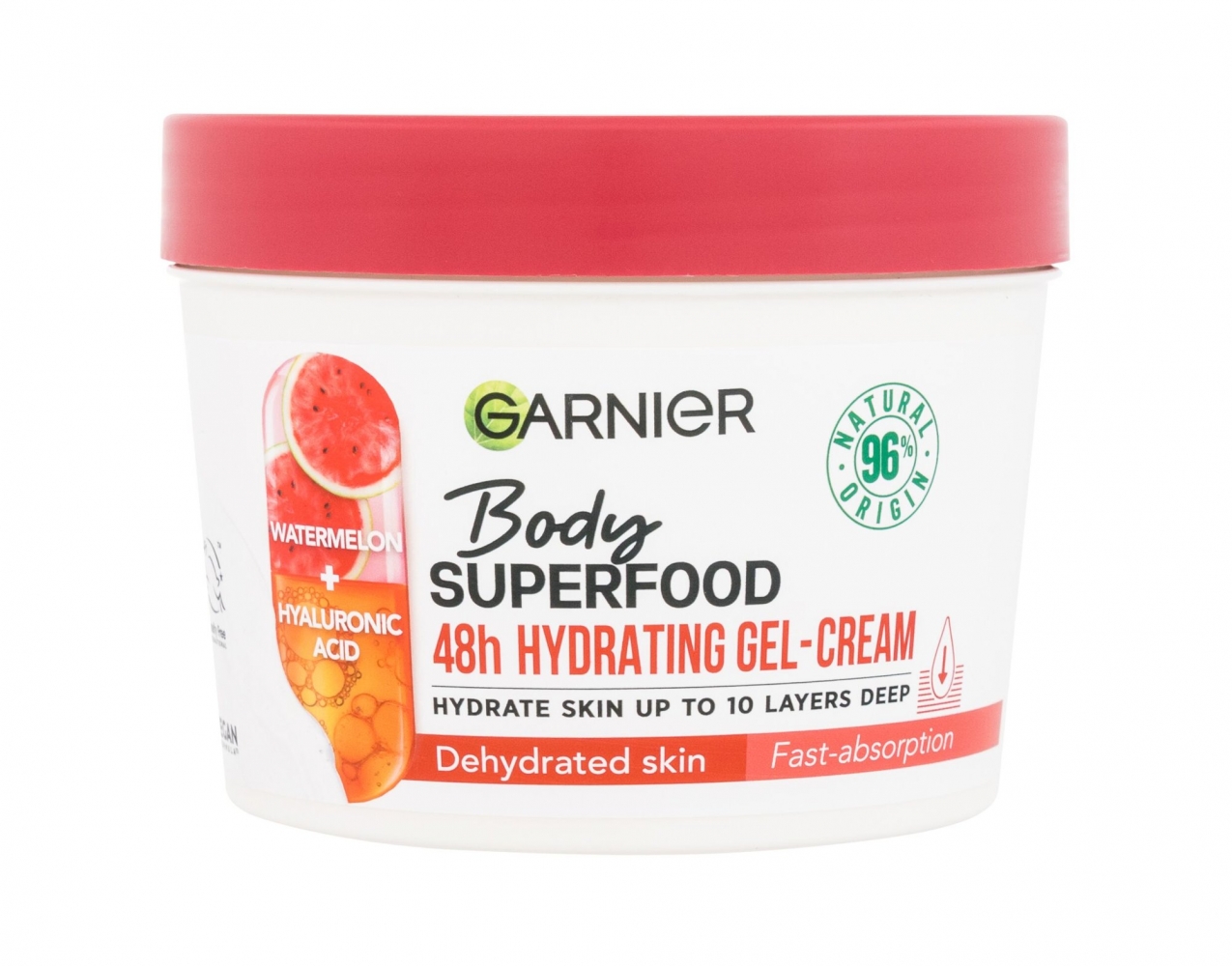 Body Superfood 48h Hydrating Gel-Cream Watermelon & Hyaluronic Acid - Garnier Crema de corp