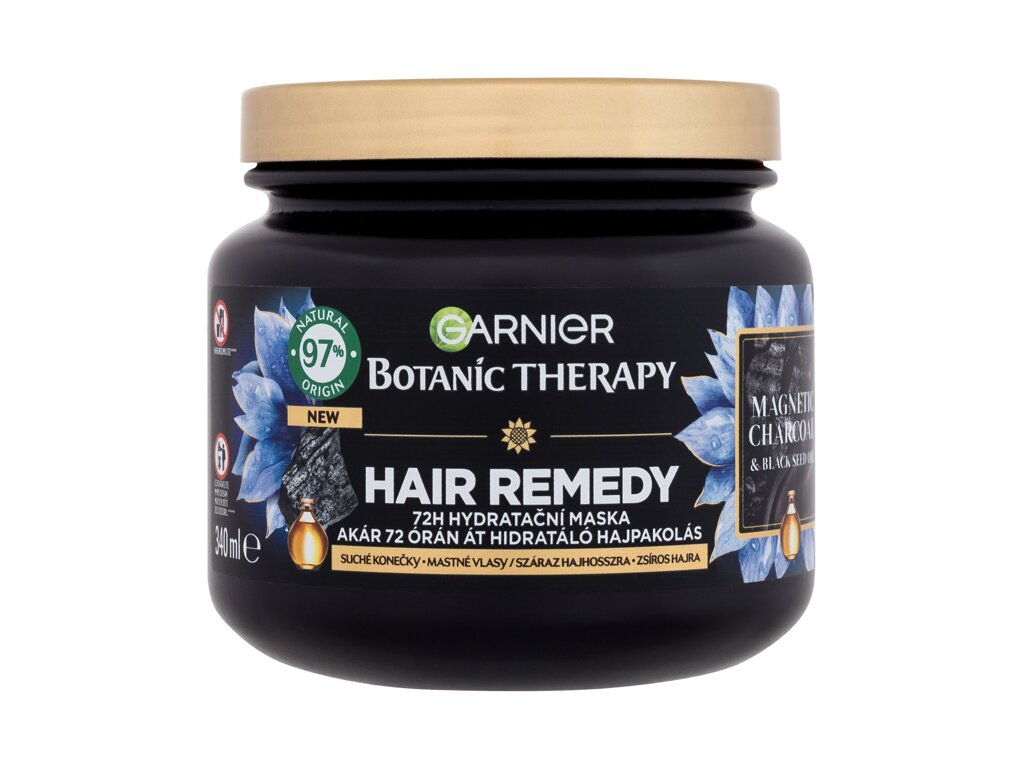 Botanic Therapy Magnetic Charcoal Hair Remedy - Garnier Masca de par