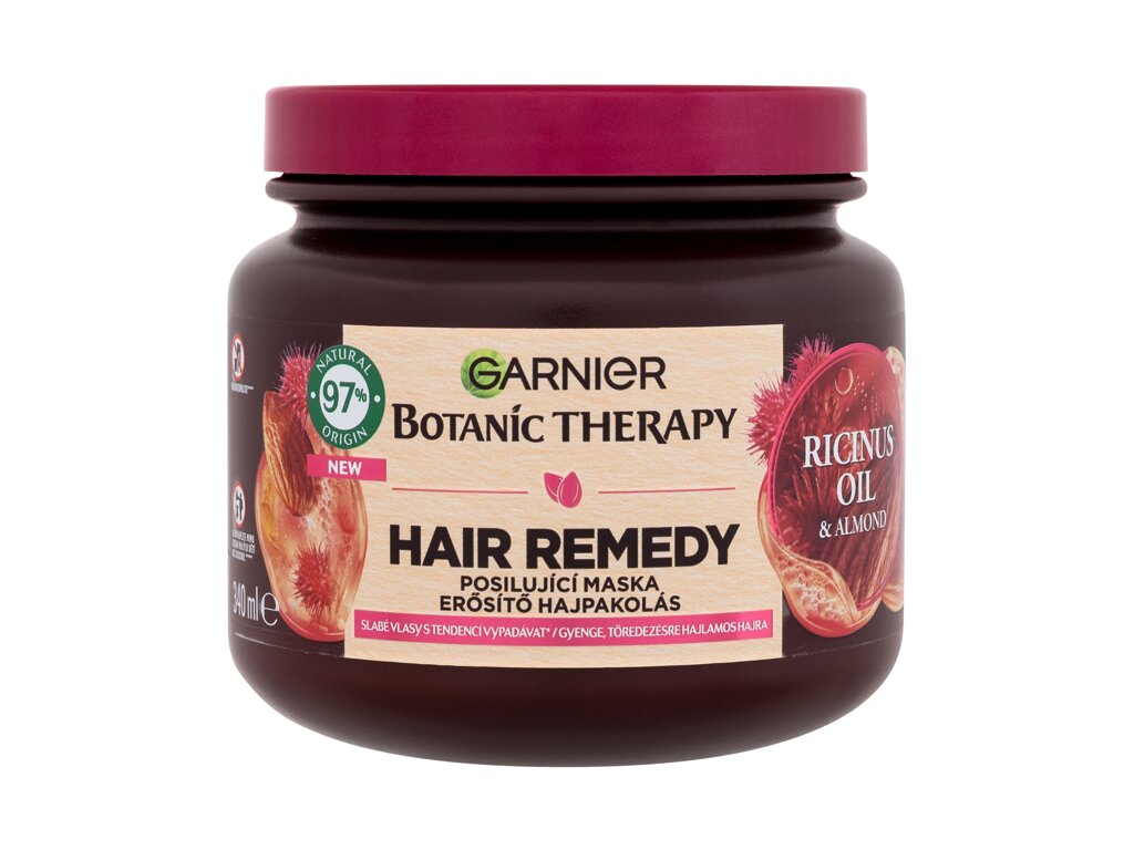 Botanic Therapy Ricinus Oil & Almond Hair Remedy - Garnier Masca de par