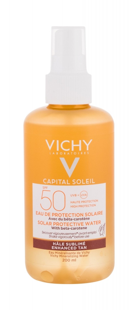 Capital Soleil Solar Protective Water Enhanced Tan SPF50 - Vichy Protectie solara