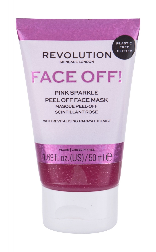 Face Off! Pink Sparkle - Revolution Skincare - Masca de fata