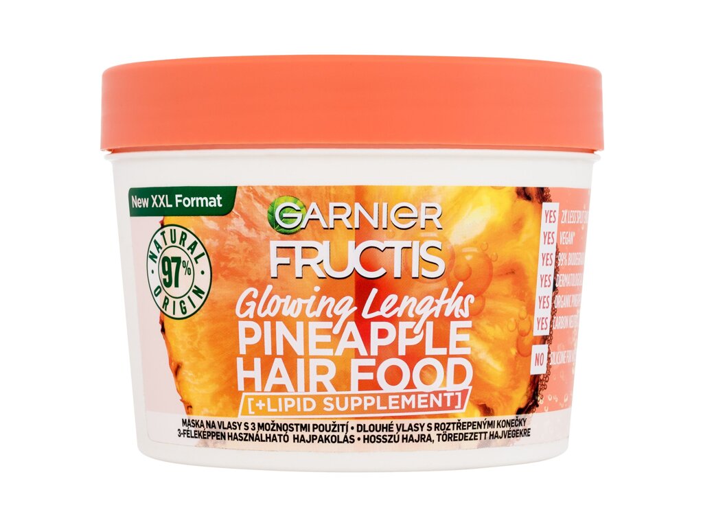 Fructis Hair Food Pineapple Glowing Lengths Mask - Garnier Masca de par