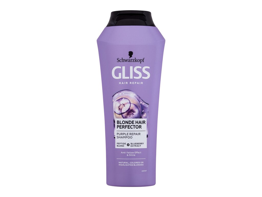 Gliss Blonde Hair Perfector Purple Repair Shampoo - Schwarzkopf Sampon
