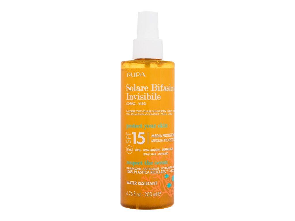 Invisible Sunscreen Two-Phase SPF15 - Pupa Protectie solara