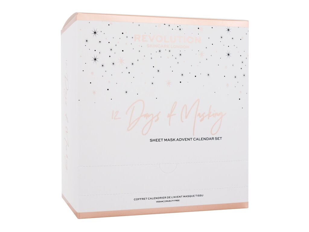 Set 12 Days Of Masking Sheet Mask Advent Calendar - Revolution Skincare - Masca de fata