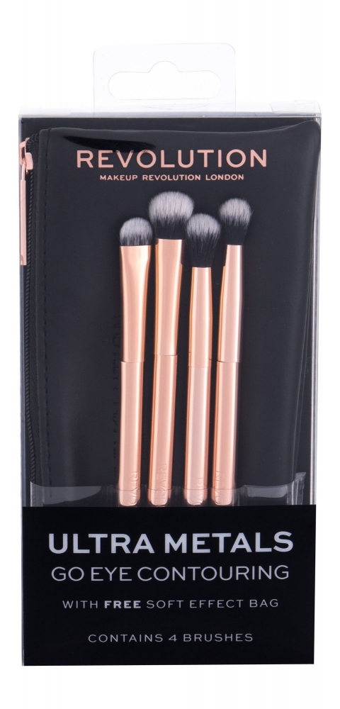 Set Brushes Ultra Metals Go Eye Contouring - Makeup Revolution London - Accesorii machiaj