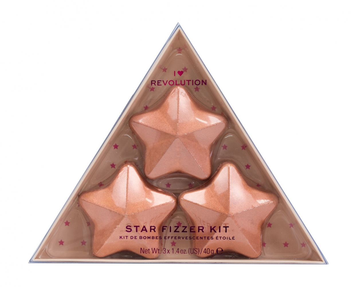 Set Star Bath Fizzer Kit - I Heart Revolution Gel de dus