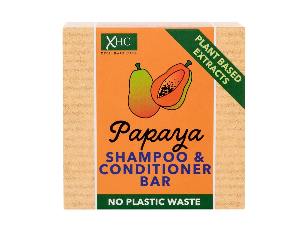 Papaya Shampoo & Conditioner Bar - Xpel Sampon