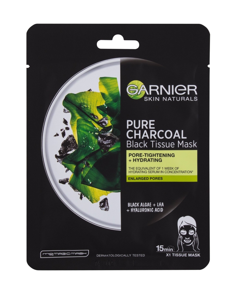 Skin Naturals Pure Charcoal Algae - Garnier Masca de fata