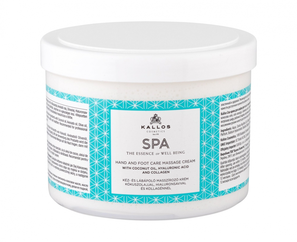 SPA Hand And Foot Massage Cream - Kallos Cosmetics Crema de corp