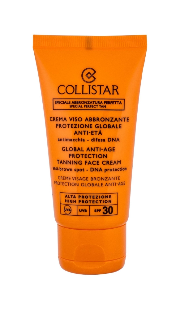 Special Perfect Tan Global Anti-Age Protection Tanning Face Cream SPF30 - Collistar Protectie solara